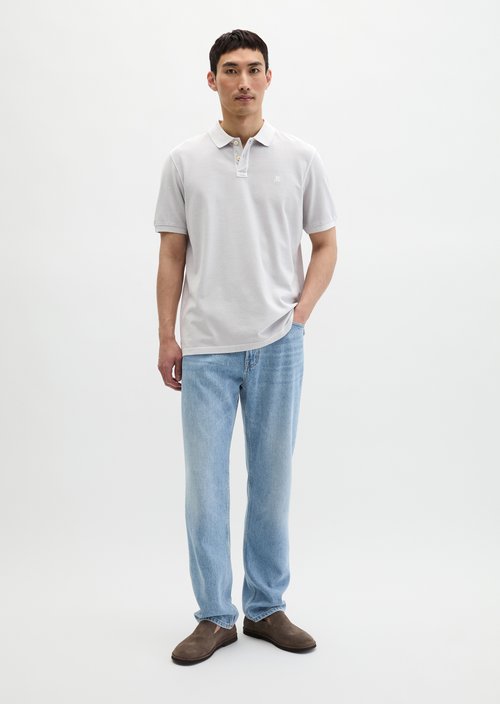 Piqué regular polo shirt — Concrete Clay