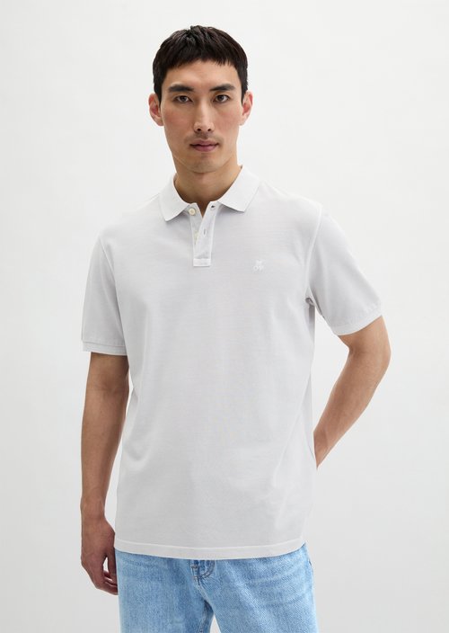 Piqué regular polo shirt — Concrete Clay