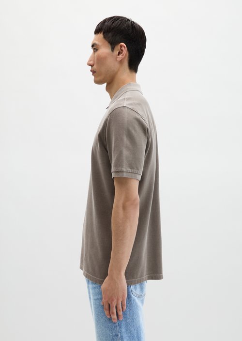 Piqué regular polo shirt — Frozen Taupe