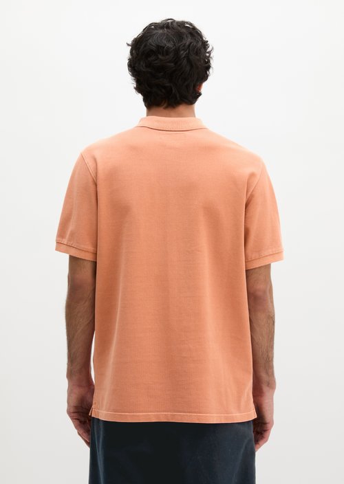 Piqué regular polo shirt — Faded Coral