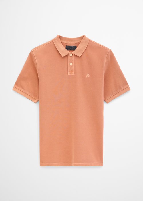 Piqué regular polo shirt — Faded Coral