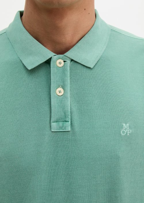 Piqué regular polo shirt — Botanical Green