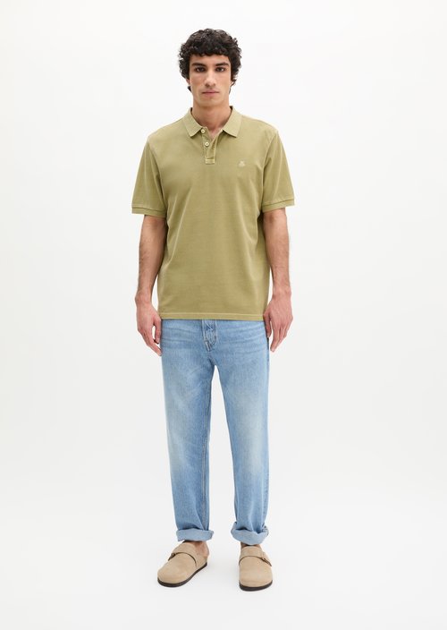 Piqué regular polo shirt — Vibrant Fern