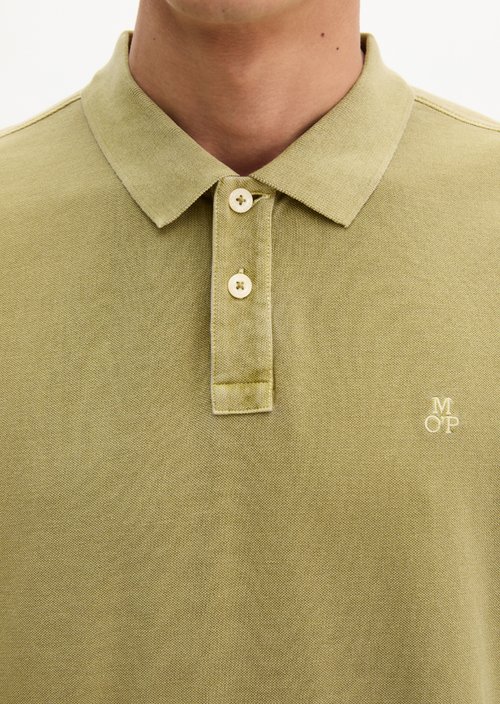 Piqué regular polo shirt — Vibrant Fern