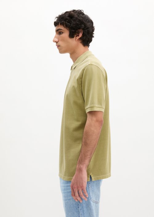 Piqué regular polo shirt — Vibrant Fern