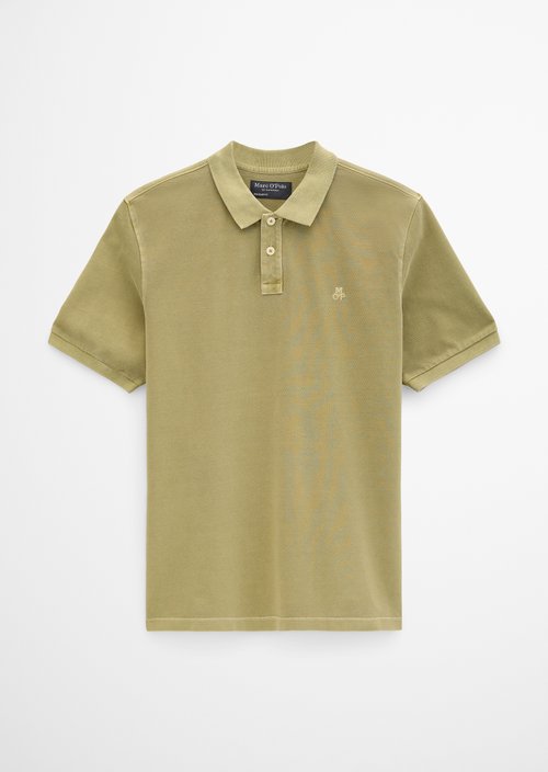 Piqué regular polo shirt — Vibrant Fern