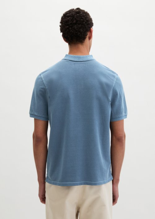 Piqué regular polo shirt — Stormy Blue