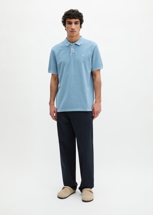 Piqué regular polo shirt — Blue Dawn