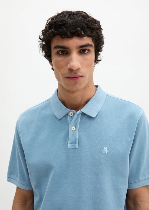 Piqué regular polo shirt — Blue Dawn
