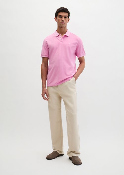 Piqué regular polo shirt — Mellow Rose