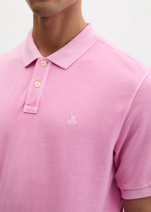 Polo piqué régulier Mellow Rose en vue détaillée