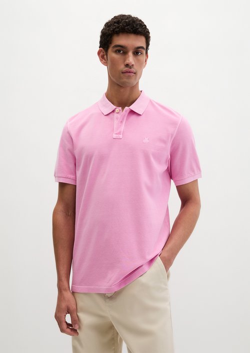 Piqué regular polo shirt — Mellow Rose