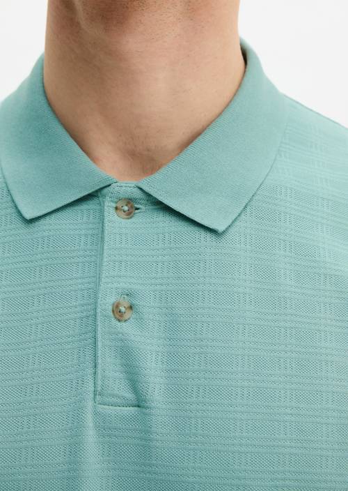 Polo DfC régulier Midnight Moss en vue détaillée