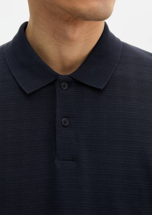 Polo DfC régulier Dark Navy en vue détaillée