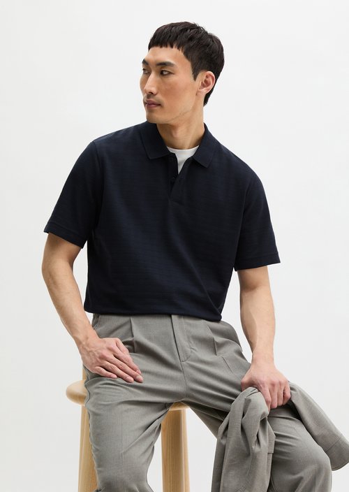 DfC polo shirt regular — Dark Navy