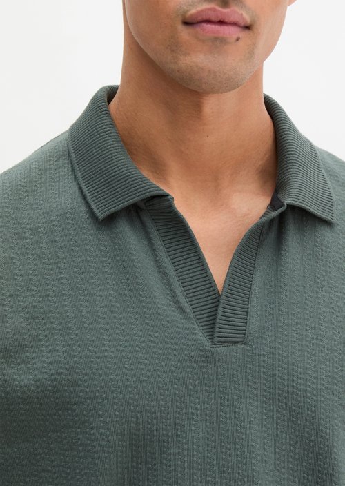 DfC polo shirt Jersey Structure regular — Skipping Stone