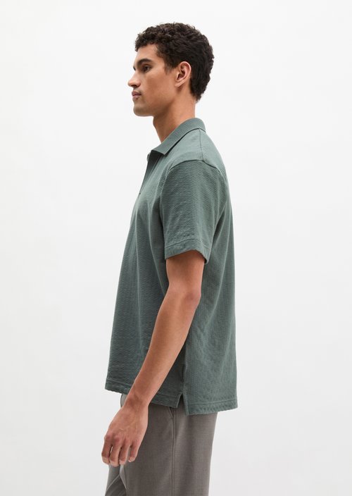 DfC polo shirt Jersey Structure regular — Skipping Stone