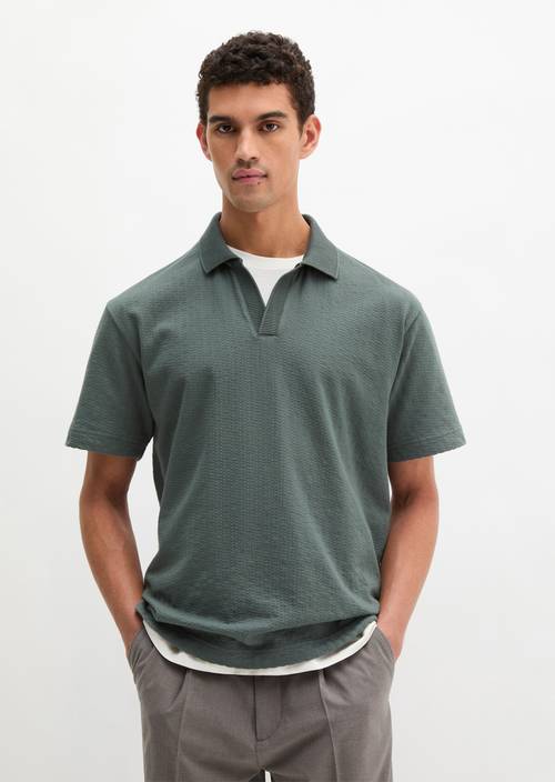 Polo DfC Jersey Structure regular Skipping Stone en vista frontal