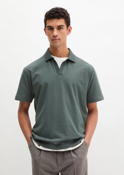 DfC polo shirt Jersey Structure regular — Skipping Stone