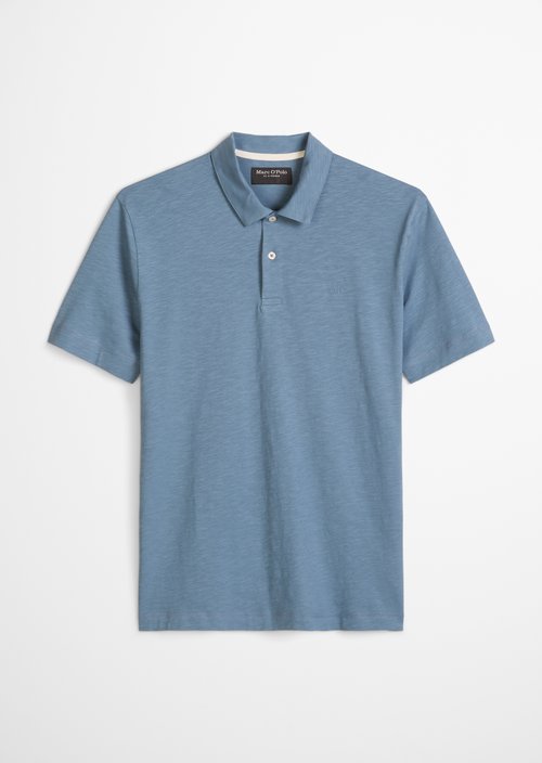 DfC polo shirt slub jersey regular — Provincial Blue