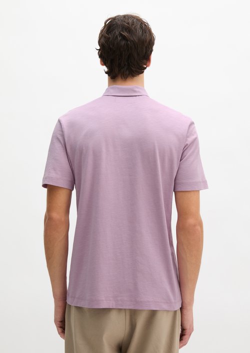 DfC polo shirt slub jersey regular — Scattered Orchid