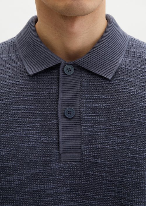 Jersey Poloshirts Shortsleeve — Faded Blue