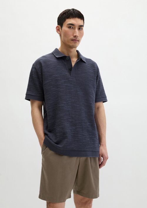 Jersey Poloshirts Shortsleeve — Faded Blue
