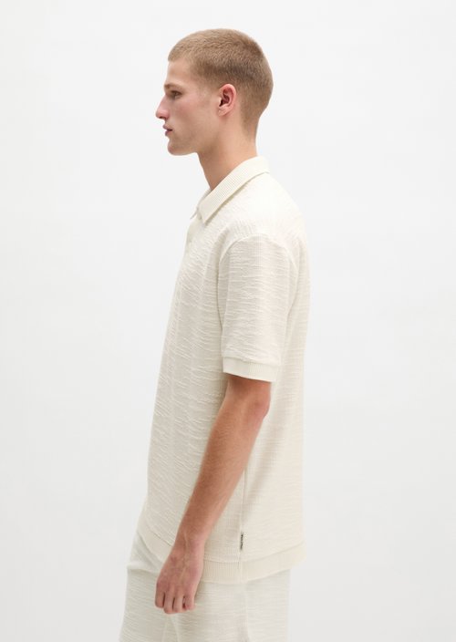Jersey Poloshirts Shortsleeve — Silky White