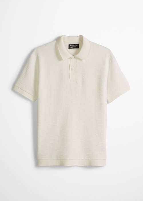 Jersey Poloshirts Shortsleeve — Silky White