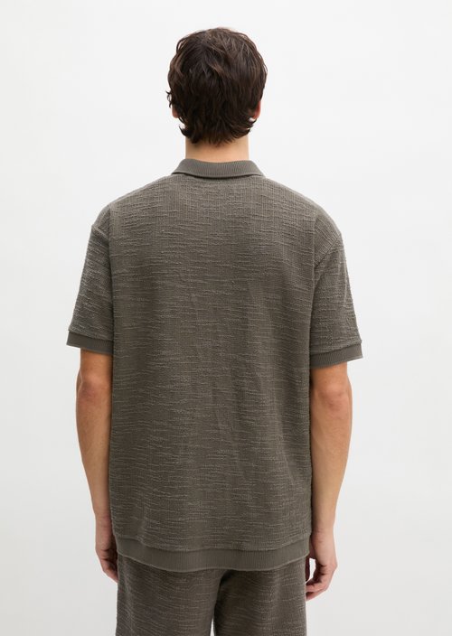 Jersey Poloshirts Shortsleeve — Dark Nickle