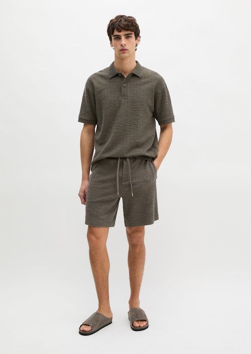Jersey Poloshirts Shortsleeve — Dark Nickle