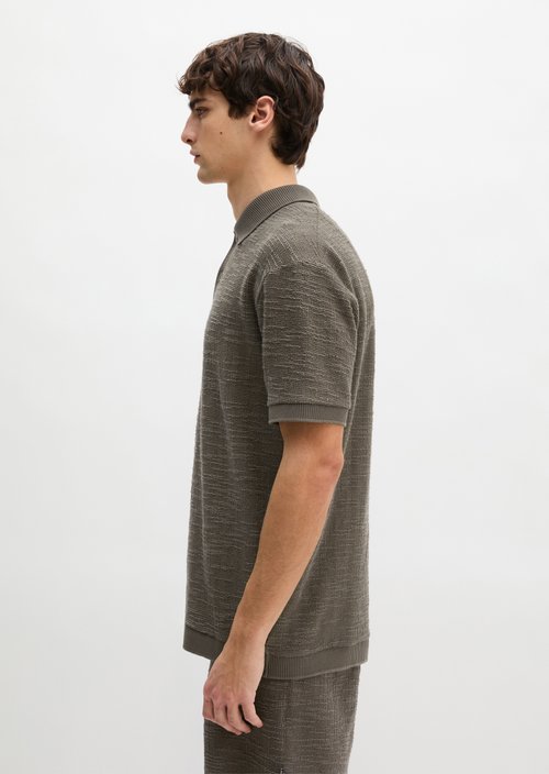 Jersey Poloshirts Shortsleeve — Dark Nickle