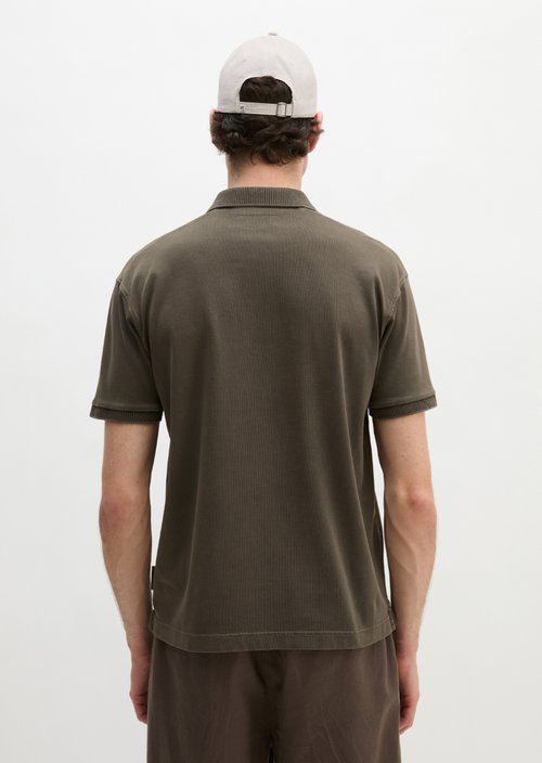Loose polo shirt — Dark Nickle