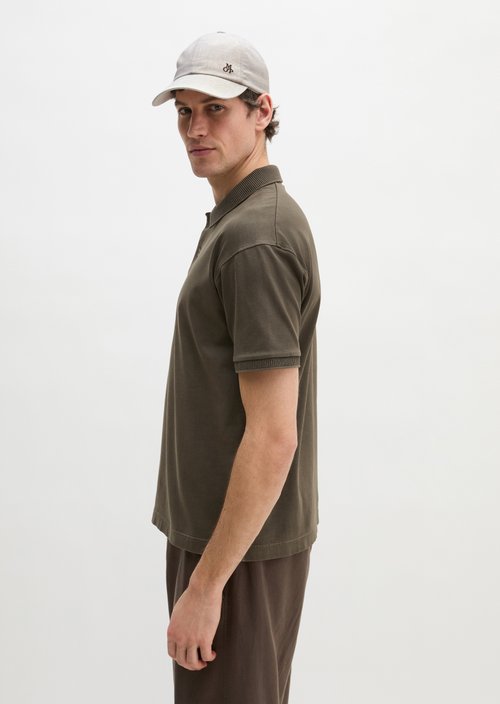 Loose polo shirt — Dark Nickle