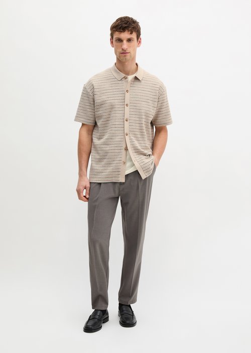 DfC jersey shirt relaxed — Light Beige