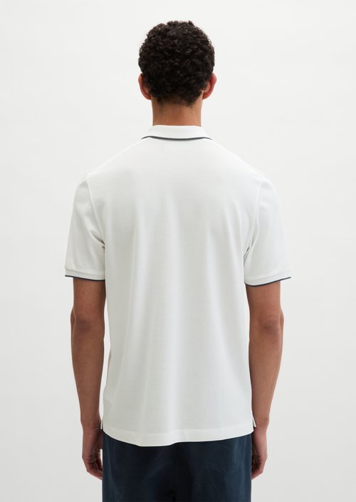 DfC polo shirt piqué regular — White