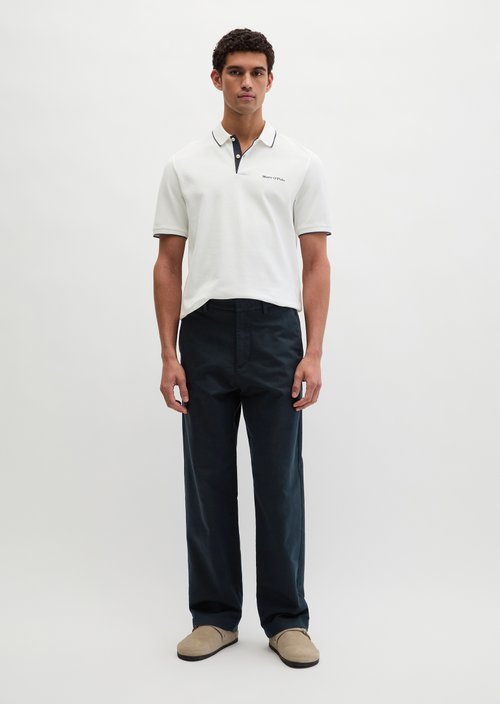 DfC polo shirt piqué regular — White