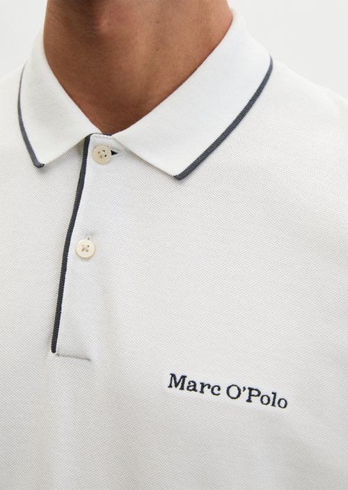 DfC polo shirt piqué regular — White