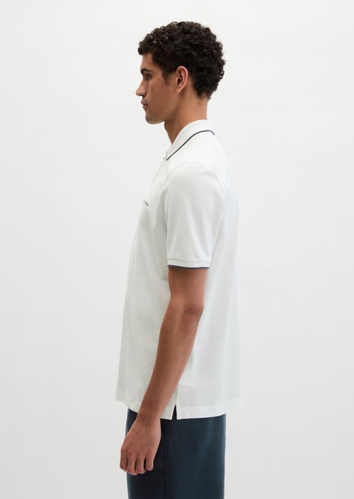 DfC polo shirt piqué regular — White