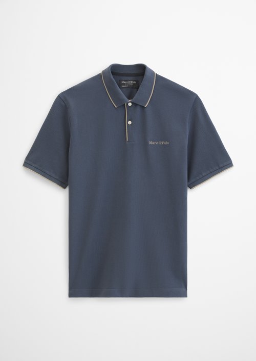 DfC polo shirt piqué regular — Faded Blue