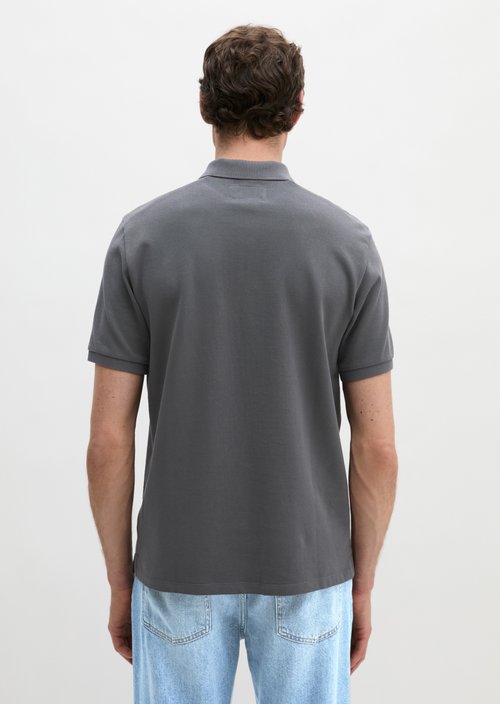 Piqué regular polo shirt — Grey Morn