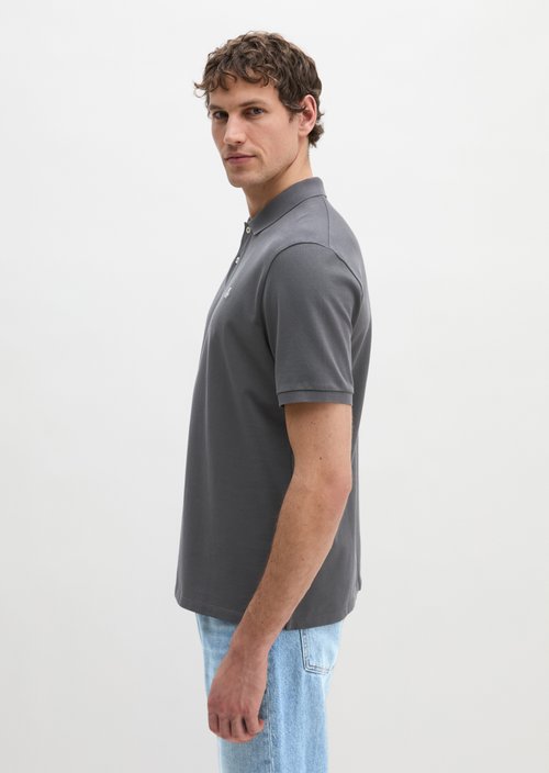 Piqué regular polo shirt — Grey Morn