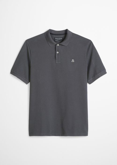Piqué regular polo shirt — Grey Morn
