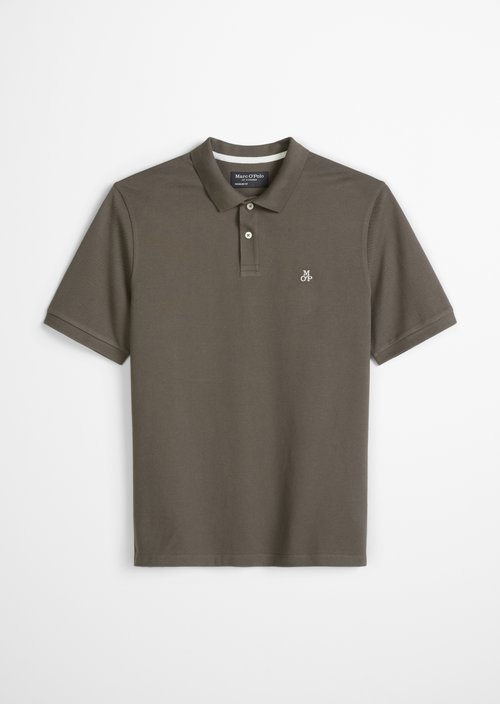 Piqué regular polo shirt — Dark Nickle