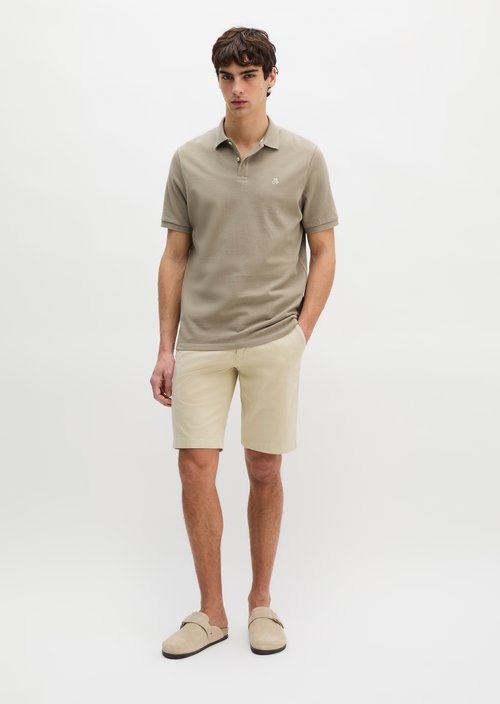 Piqué regular polo shirt — Charleston Gray
