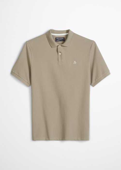 Piqué regular polo shirt — Charleston Gray