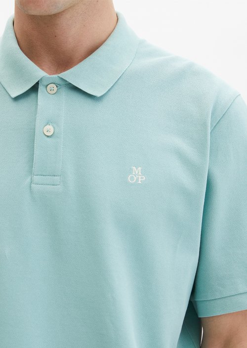 Piqué regular polo shirt — Midnight Moss