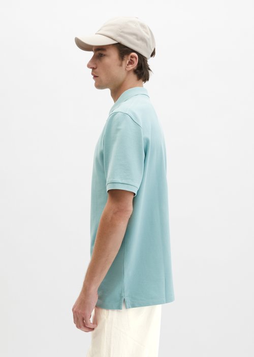Piqué regular polo shirt — Midnight Moss