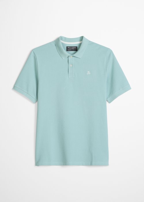 Piqué regular polo shirt — Midnight Moss