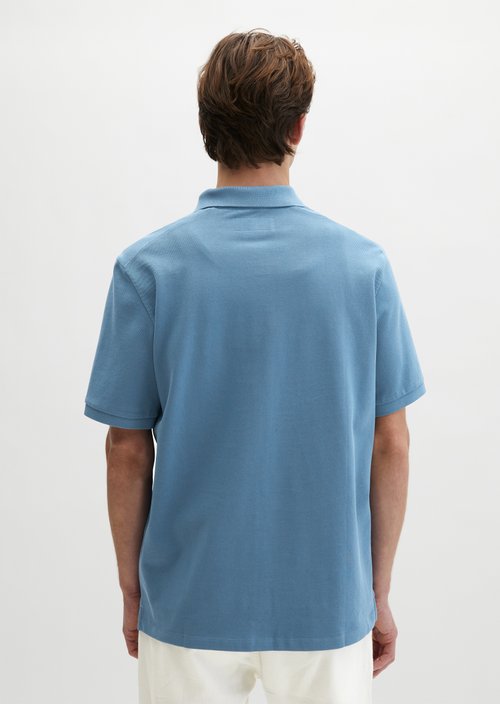 Piqué regular polo shirt — Provincial Blue